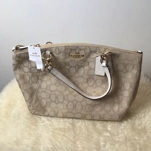 Coach Signature Kelsey Crossbody Satchel NWT